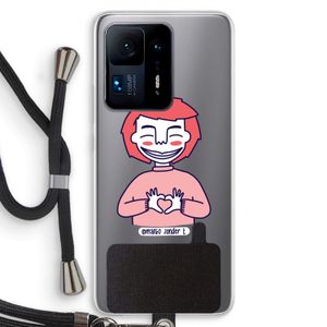 Hartje: Xiaomi Mi Mix 4 Transparant Hoesje met koord
