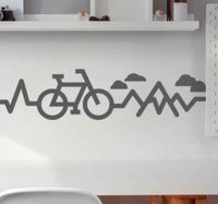 Fiets stickers Liefhebbers van bergharten Fiets stickers Liefhebbers van bergharten
