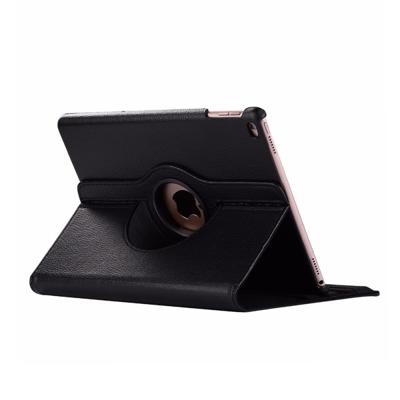 Litchi textuur horizontale Flip 360 graden rotatie lederen case voor iPad mini 2019 met houder & slaap/Wake-up functie (zwart)