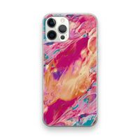 Pastel Echoes: iPhone 12 Pro Transparant Hoesje