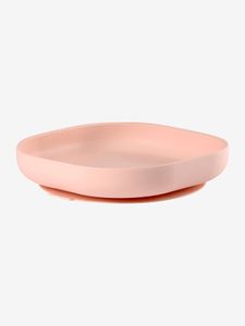 Silicone bord met zuignap BEABA roze