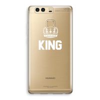 King zwart: Huawei P9 Transparant Hoesje
