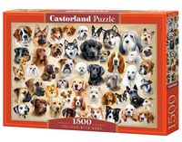 Collage with Dogs Puzzel 1500 Stukjes