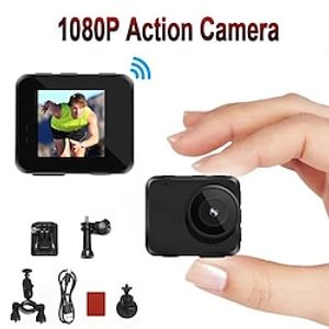 mini compacte actiecamera fhd 1080p 40mp waterdichte camera groothoek sportcam dv videorecorder met accessoires kit geschikt voor helmfiets miniinthebox