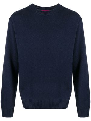 The Elder Statesman pull en cachemire à manches longues - Bleu
