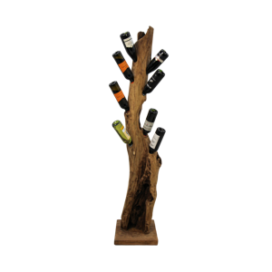 Wijnrek 8 Flessen - 35x35x177 - Teak