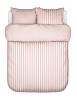 Marc O&apos;Polo Classic Stripe Rose smoke dekbedovertrek