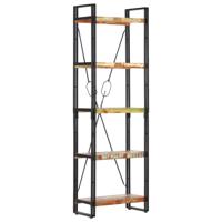 Boekenkast met 5 schappen 60x30x180 cm massief gerecycled hout Boekenkast met 5 schappen 60x30x180 cm massief gerecycled hout