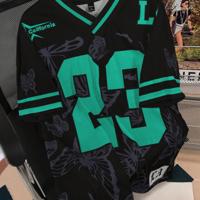 Bon&Bon Sporsity Heren Voetbal T-shirt - Oversized V-hals Mesh Top Veel kleurig-9 / L