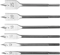 CON:P set houtfrezen 10-25mm 6dlg rood - bp302306