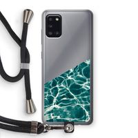 Weerkaatsing water: Samsung Galaxy A31 Transparant Hoesje met koord