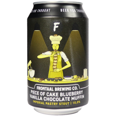 Frontaal Frontaal - Piece Of Cake: Blueberry Vanilla Chocolate Muffin 33Cl Frontaal Frontaal - Piece Of Cake: Blueberry Vanilla Chocolate Muffin 33Cl