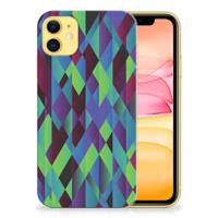 Apple iPhone 11 | TPU Hoesje | Abstract Green Blue