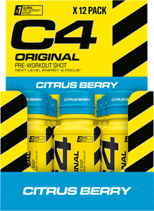 C4 Original Pre-workout Shot Citrus Berry (12 x 60 ml)