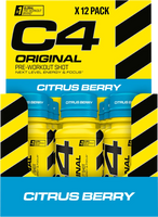 C4 Original Pre-workout Shot Citrus Berry (12 x 60 ml) - thumbnail