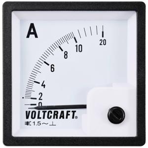 VOLTCRAFT AM-72X72/10A AM-72X72/10A Analoog inbouwmeetinstrument AM-72x72/10 A 10 A Weekijzer