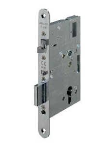 ABLOY EL360 Veiligheidspaniekdeurslot | signalering | zelfvergrendelend | SKG** | DM65mm | PC72mm | voorplaat RVS 24x235mm afgerond | DR 1+2+3+4 -