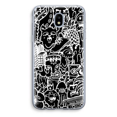 Vexx Black Mixtape: Samsung Galaxy J5 (2017) Transparant Hoesje