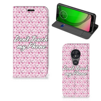 Motorola Moto G7 Play Design Case Flowers Pink DTMP