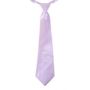 Lila carnaval verkleed paarse stropdas 40 cm verkleedaccessoire   -