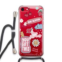 Positivity: iPhone SE 2020 Transparant Hoesje met koord