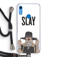 Slay All Day: Huawei Y6s Transparant Hoesje met koord