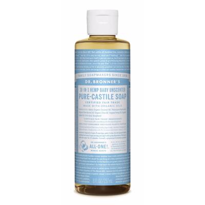Dr. Bronner's Baby Mild 18-in-1 Pure-Castile Soap 240ml