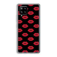 Lips: Samsung Galaxy A42 5G Transparant Hoesje - thumbnail