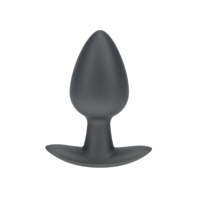 Ouch! by Shots Zachte Siliconen Anale Plug - Medium - 3,1 / 7,9 cm - Gunmetal
