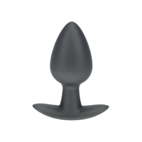 Ouch! by Shots Zachte Siliconen Anale Plug - Medium - 3,1 / 7,9 cm - Gunmetal