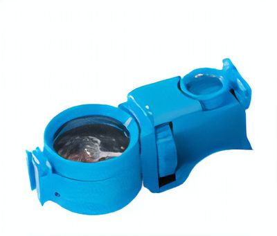 Safari multi kompas Safariology junior 9 x 5 cm blauw Safari multi kompas Safariology junior 9 x 5 cm blauw