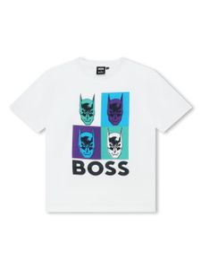 BOSS Kidswear t-shirt en coton à imprimé graphique - Blanc