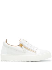 Giuseppe Zanotti baskets zippées - Blanc