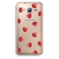 Framboosjes: Samsung Galaxy J3 (2016) Transparant Hoesje