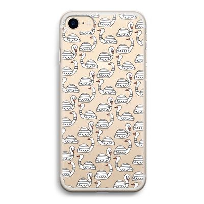 Zwanen: iPhone 7 Transparant Hoesje