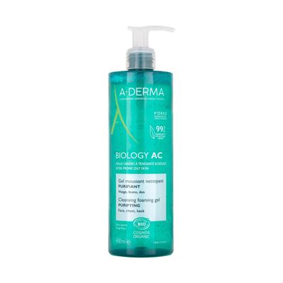A-Derma Biology Ac Gel Moussant Nettoyant Purifiant 400ml
