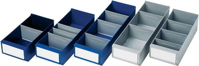 LA-KA-PE Stellingbak | L400xB160xH100/112mm | blauw PK | 15 stuks - MB 400-160 BLAU MB 400-160 BLAU
