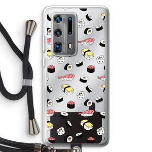 Sushi time: Huawei P40 Pro Plus Transparant Hoesje met koord
