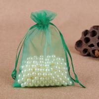 100 PCS geschenk zakken sieraden organza zakje bruiloft verjaardag partij drawable zakjes Gift Bag grootte: 16X22cm (zwartachtig groen)