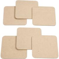 Creativ Company Onderzetters mdf, 6st.
