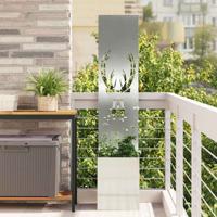Tuin Privacy Screen Zilver 32 x 140 cm Gegalvaniseerd staal