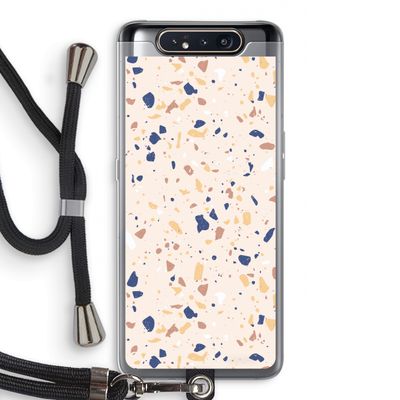 Terrazzo N°23: Samsung Galaxy A80 Transparant Hoesje met koord