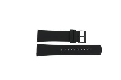 Horlogeband Skagen SKW6499 Leder Zwart 22mm