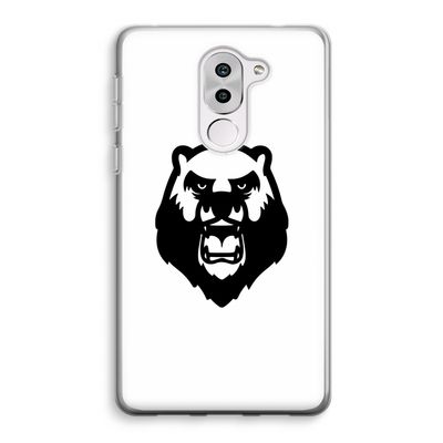 Angry Bear (white): Honor 6X Transparant Hoesje