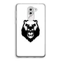 Angry Bear (white): Honor 6X Transparant Hoesje