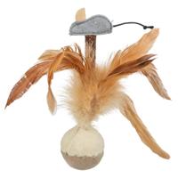 Trixie tuimel-verenbal met muis en microchip pluche