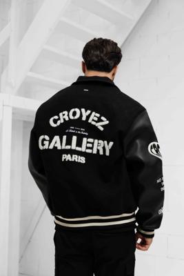 Croyez Artwork Varsity Jack Heren Zwart - Maat L - Kleur: Zwart | Soccerfanshop