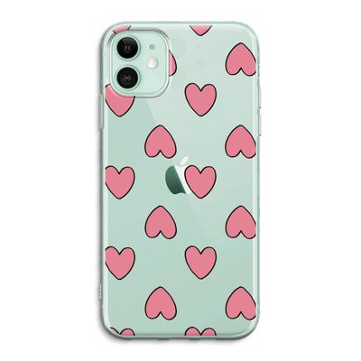 Ondersteboven verliefd: iPhone 11 Transparant Hoesje