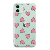 Ondersteboven verliefd: iPhone 11 Transparant Hoesje