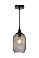 Lucide MESH - Hanglamp - Ø 15 cm - 1xE27 - Zwart - thumbnail